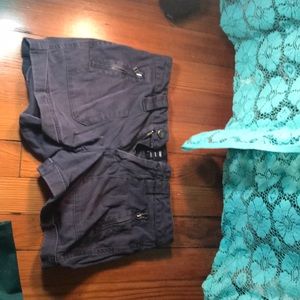 Dark blue purple shorts